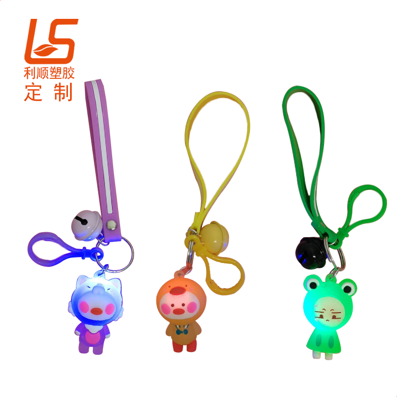 定制PVC軟膠發(fā)光公仔 LED發(fā)光燈PVC公仔